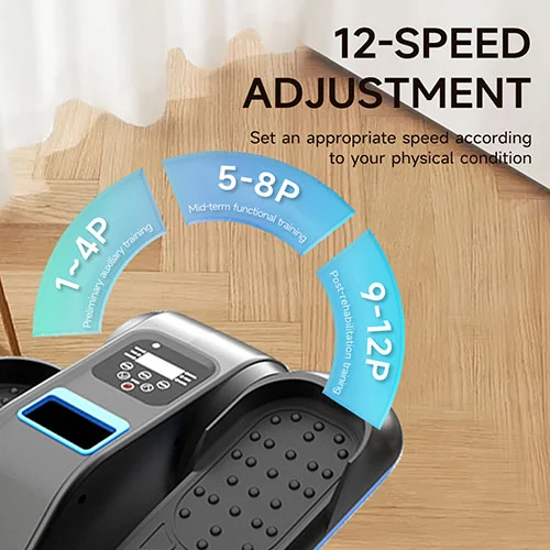 XB503 electric exercise stepper elliptical machine with LED touchscreen display